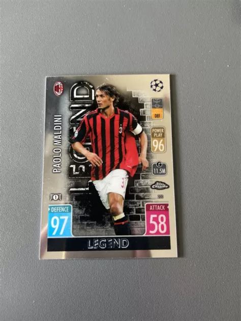 PAOLO MALDINI AC Milan Legend Topps Match Attax 2021 22 EUR 2 00