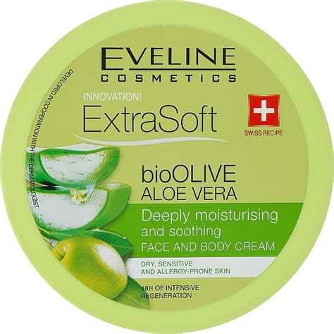 Eveline Cosmetics Extra Soft Oliwka Aloes Cream Cr Me L Olive Bio