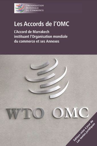 Les Accords De L OMC WTO ILibrary