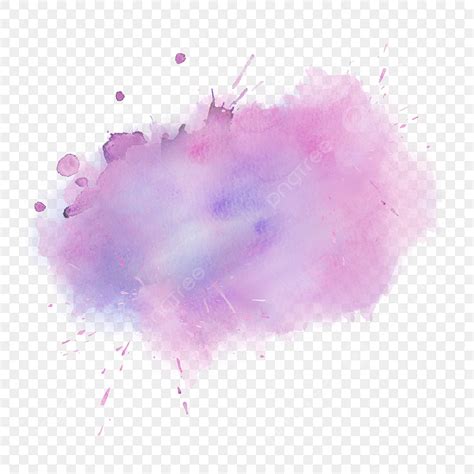 Pink Watercolor Brushes White Transparent Pink Watercolor Brush Pink