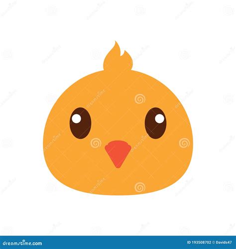 Chicken head cartoon stock vector. Illustration of sign - 193508702