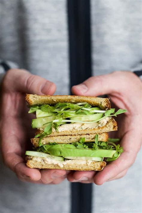Cucumber Avocado Sandwich With Herb Goat Cheese Recipe