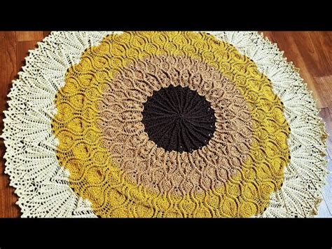 Crochet Russia Doily Part4 R140to R49 كروشية مفرشة روسية الجزء