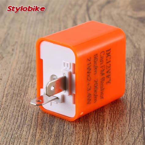 2 Pin Led Signal Relayflasher Relay Speed Adjustable 12v Universal