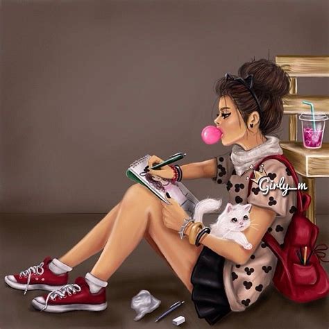 Maryam Ksariyadh Im 27y Girlym Instagram Photo Websta Girly M Cute Girl Drawing Girly M