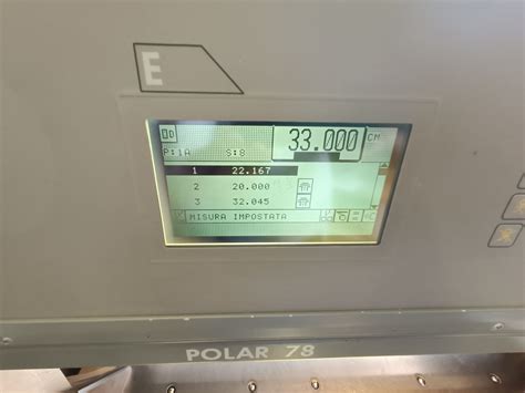 Polar 78E | Capone Machinery
