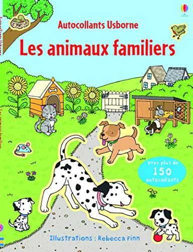 Les Animaux Familiers Autocollants Usborne Greenwell