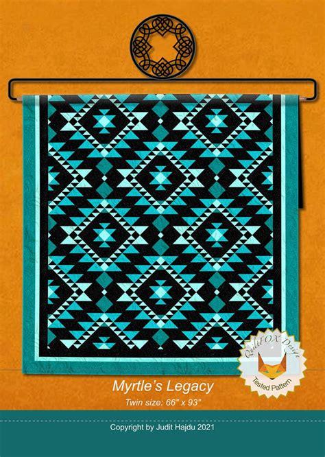 Myrtle S Legacy Quilt Pattern Quilt Fox Designs Judit Hajdu