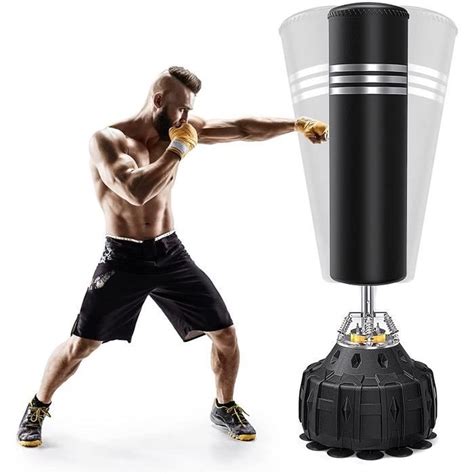 Yoleo Sac De Frappe Cm Sac De Boxe Sur Pied Adulte Punching Bag