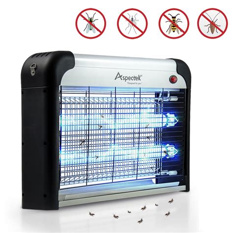 Aspectek 20w Electric Mosquito Insect Light Indoor And Outdoor Bug Zapper For Residential