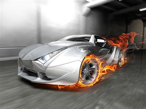 Top 60 Flames On Cars Stock Photos, Pictures, and Images - iStock