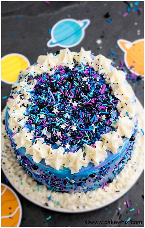 Easy Galaxy Cake Buttercream Icing Cakewhiz