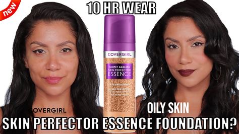 New COVERGIRL SIMPLY AGELESS ESSENCE FOUNDATION REVIEW 10HR WEAR