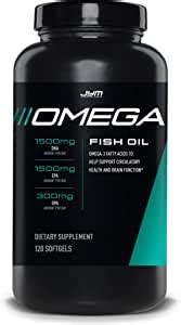 Amazon Aceite De Pescado Omega JYM De 2800 Mg Omega 3 De Alta