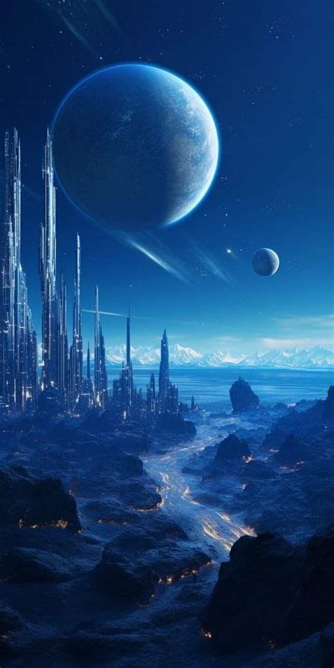 Pin By Roger Saunders On Sci Fi Fantasy Art Landscapes Futuristic