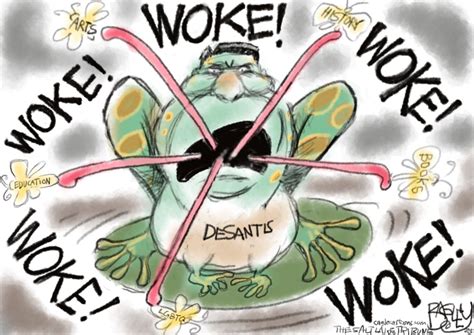 Woke Desantis Cartoon The Moderate Voice