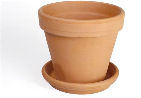 Plantenwinkel Terracotta Muur Bloempot Rond 13x13 Cm Inclusief Schotel