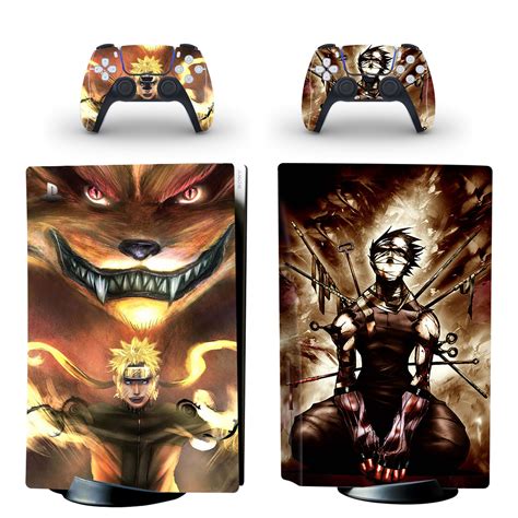 Naruto And Kurama Ps Skin Sticker For Playstation And Controllers