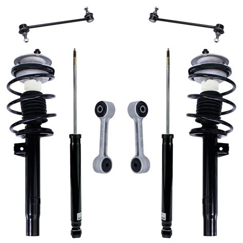 Detroit Axle Front Struts Rear Shocks Sway Bar Links Replacement For