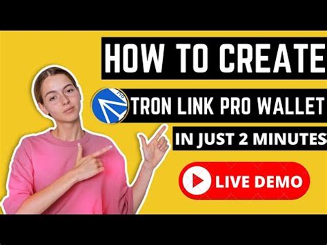 HOW TO CREATE TRONLINK PRO WALLET TRONLINK PRO म WALLET कस बनय