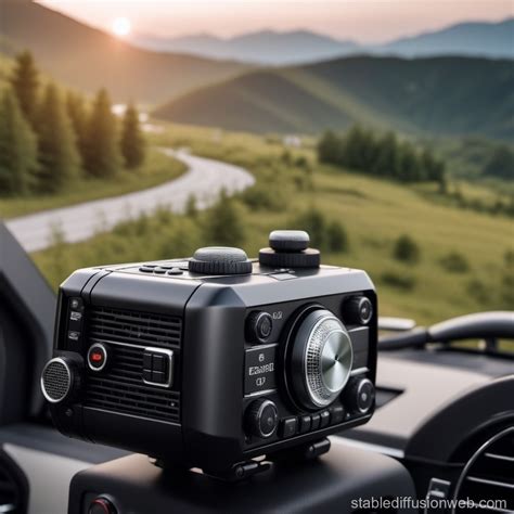 Handheld Radio Communicator Prompts Stable Diffusion Online