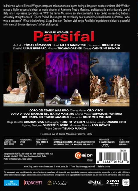 Richard Wagner Parsifal 2 DVDs Jpc