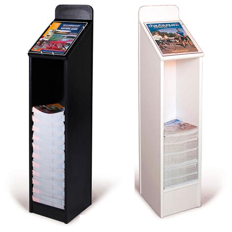 Single Wide Floor Standing Magazine Display