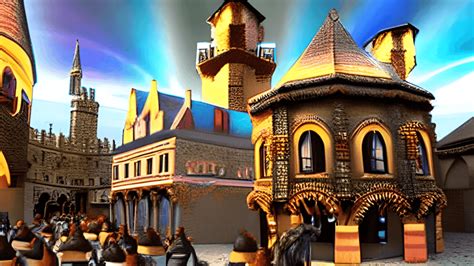 3d Medieval Town Scene · Creative Fabrica