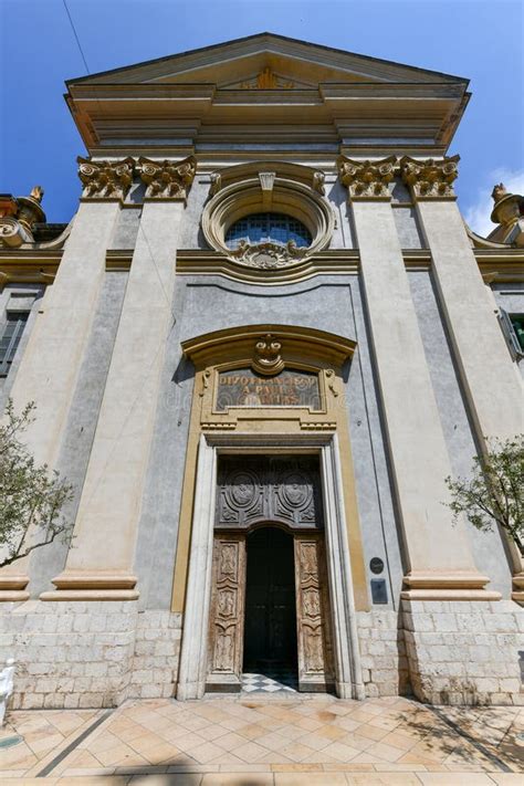 Saint Francois De Paule Church Nice France Stock Photo Image Of