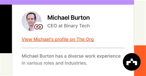 michael burton ceo  binary tech  org