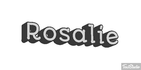 Rosalie Имя Анимированные  дизайны логотипов