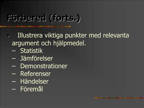 PPT Riktlinjer för presentationer PowerPoint Presentation free