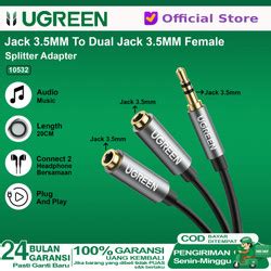 Jual Ugreen Kabel Aux Audio Splitter Mm Male To Dual Female