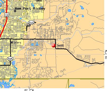 Map Of Trinity Florida | Draw A Topographic Map