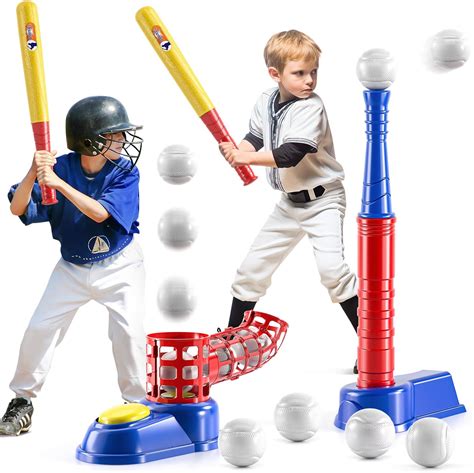 Temi 2 In 1 Tee Ball Set For Kids 3 55 8 Kids Baseball