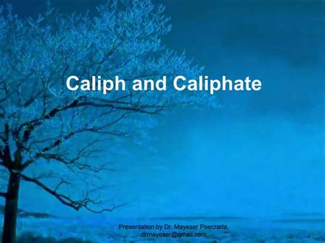 Caliph and Caliphate.pptx