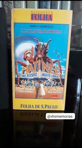 FITA VHS VIDEOTECA FOLHA MATINÊ nostalgia anos90 vhscollector