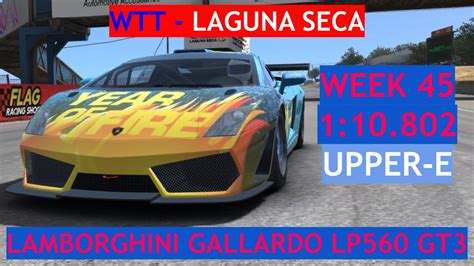 Wtt Week Lamborghini Gallardo Lp Gt At Laguna Seca