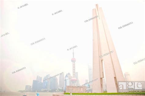 The Bund skyline, Shanghai, China, Stock Photo, Picture And Royalty Free Image. Pic. CUL ...