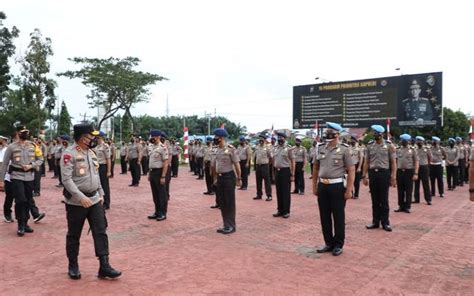 447 Personel Naik Pangkat Pesan Kapolda Sumut Jaga Nama Baik Polri