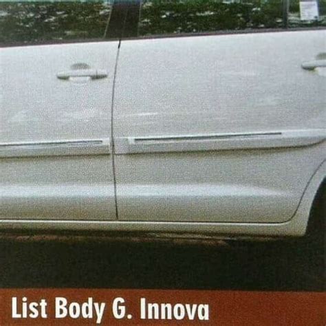 Promo Side Body Moulding List Lis Body Grand New Innova Diskon Di