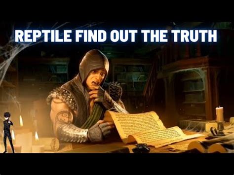 Mortal Kombat Ending Reptiles Find The Truth Youtube