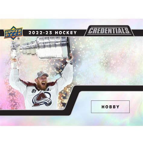 Upper Deck Credentials Hockey Checklist Details Boxes