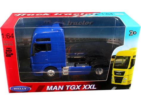 Cabeza Tractora Man Tgx Xxl Ejes Azul Welly