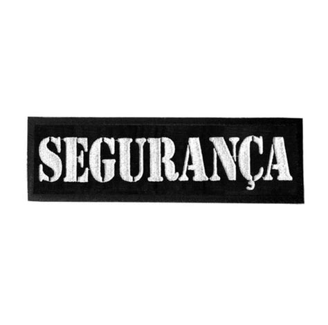 Patch Bordado Termocolante Segurança Casa Do Sub