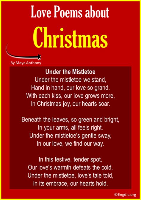 10 Best Love Poems for Christmas - EngDic