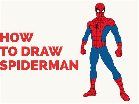 How To Draw Spider Man Easy Drawing Art How To Draw Spider Man