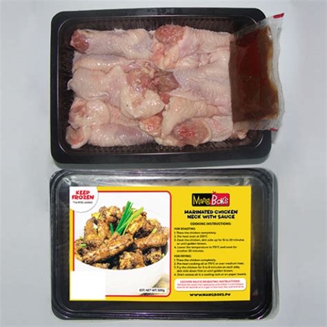 Mang Bok S Marinated Chicken Neck Tray W Sauce Frozen Samotsari