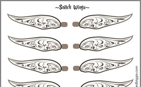 Printable Golden Snitch Wings Pdf