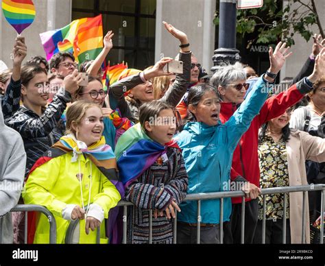 San Francisco United States 25th June 2023 Spectators Cheer The